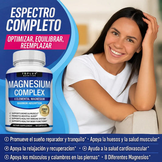 Magnesium Complex 1000 mg – Máxima Absorción
