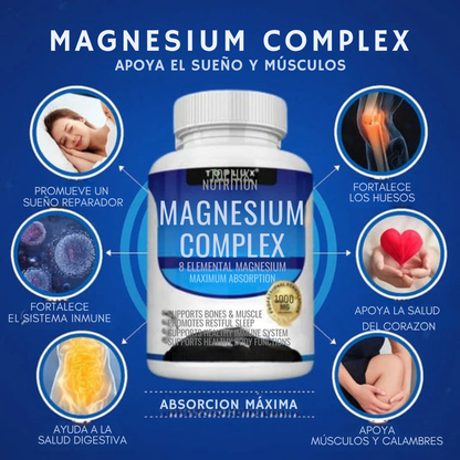 Magnesium Complex 1000 mg – Máxima Absorción