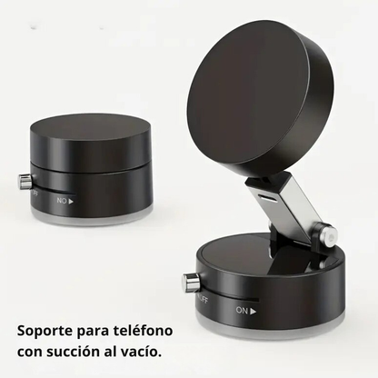 2x1 Soporte Magnético Premium para Teléfono con Succión al Vacío 360°